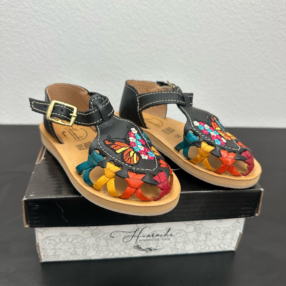 Huarache Girls‎ Handmade Mexican Sandals Size: 7, NWB